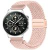 GIOPUEY Cinturini Compatibile con OnePlus Watch 2/3, Cinturino in Morbido Nylon Intrecciato [Unisex] [Traspirante] - Pink