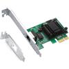 H!Fiber.com 1.25G Scheda di rete Ethernet,RJ45 NIC,1.25GbE CNA, compatibile con Intel 82574 Chip,supporto Windows Server/Linux/VMware (non supporto X11, MAC)