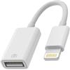 zoyuzan Lightning a Jack Cable Adattatore USB Iphone Certificato Apple MFI USB A Presa OTG Camera per 14 13 12 11 Pro Max 7 8 Plus X Se XS XR Ipad Air 3.0 Presa Cle Convertitore Flash Disco Stick Adattatore