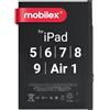 MOBILEX® Batteria A1484 per iPad Air 1 / iPad 5/6 / 7/8 / 9 | 8827mAh - OEM | interno di ricambio | adesivo preinstallato | Capacità originale