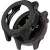 KUTEWEU Silicone Cover Compatibile con Garmin Forerunner 955 Custodia, Morbida TPU Protettivo Case Skins Copertura Resistente Shell per Garmin Forerunner 955 Smartwatch Accessori (Black)
