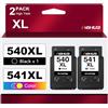 hehua 540XL 541XL PG -540 CL541 Compatibile per cartucce per stampanti Canon 540 541 XL per cartucce per stampanti Canon TS5150 per PIXMA MG3650 MG3350 TS5151 MG3150 MG3250 MX535 MX475 MG4250 Colore nero