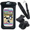 SwimCell Supporto Telefono Bici Impermeabile Custodia per Manubrio- iPhone, Samsung, Android. Circonferenza Manubrio 6.5-9.5cm. Rotazione A 360 Gradi. IPX8. Tutti I Telefoni Cellulari Fino A 16.5cm.