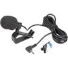 tomzz Audio 5800-149 Microfono con spina jack 2,5 mm compatibile con la radio Pioneer AVIC AVH DEH Blaupunkt Toronto
