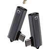 Kefiany Aux Cavo Adattatore USB C Jack 3.5mm Audio Cuffie Sdoppiatore (2 Pack) Adapter per Apple iPhone 15 Pro iPad compatibile per Samsung Galaxy MacBook Accessori Auricolari Tipo Cavetto Connettore tp-3.5