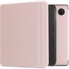 kwmobile Custodia eReader Compatibile con Tolino Vision 6 Cover - eBook Reader Flip Case - Cover eReader Simil Pelle - oro rosa