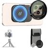 JJC Adattatore magnetico per filtro telefonico da 67 mm con set di filtri CPL per iPhone 14 15 16, 14 15 16 Pro, 14 15 16 Plus, 14 15 16 Pro Max, supporto per treppiede e accessori video