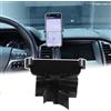 DIYUCAR Supporto per cellulare da auto compatibile con Ford Ranger 2015-2021, supporto per telefono cellulare per console centrale, ABS, girevole a 360° (stile B)