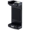 JJC Universale Treppiede Supporto con 56-95mm Morsetto Regolabile, Cold Shoe Mount & Livella per iPhone, Samsung, Huawei, MI Telefoni Intelligenti su 1/4"-20 Treppiede, Monopiede, Selfie Stick