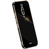 RankOne La Custodia del Telefono è Adatta per Xiaomi MI 9T / MI 9T Pro (6.39 Inches), Case per Cellulare in Silicone con Telaio Galvanico - Nero