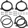 Aerzetix | Kit di 2 adattatori per altoparlanti Ø165 mm | compatibile con Renault Clio IV, V, Megane IV, Scenic IV, Dacia Duster II, Sandero II, Nissan Qashqai J10/J11, Nissan X-Trail T30, T31, T32