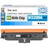 TONTINTA W2200A 220A Cartuccia Toner Nera Compatibile con Chip Capacità Standard 2000 Pagine per Stampante 4202 4202dw 4202dn MFP 4302 4302dw 4302fdw 4302fdn