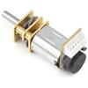 Waveshare N20 DC Gear Motor, Magnetic Hall Encoder, All-Metal Gearbox, High Precision Reduction Motor, with L-Shaped 6PIN Connector