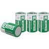 EEMB 4 batterie al litio EEMB CR14250 CR 1/2AA 14250 CR-1/2AA 3V 900mAh non ricaricabili 3Volt