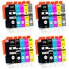 Supply Guy 20 Cartucce Per Stampanti con Chip compatibile con Canon PGI-520 / CLI-521 (4x Nero, 2x Nero-Photo, 4x Ciano, 4x Magenta, 4x Giallo, 2x Grigio) per Canon Pixma MP980 MP990