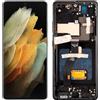 SwarKing Display digitale TFT di ricambio compatibile con Samsung Galaxy S21 Ultra 5G G998 G998B G998U (senza impronte digitali), display LCD Touch Screen Digitizer montaggio con strumento di