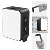 TELESIN Mini luce video con sgancio rapido magnetico per DJI Osmo Action 6/5 Pro/4/3, luce di riempimento per fotografia con batteria da 800 mAh, luce fotografica portatile per vlogging