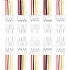QUARKZMAN 20Pci PH 2.0mm 4 Pin Connettore Maschio Singola Testa 26 AWG | Con Cavo, 100mm, E Connettore Femmina, Per Altoparlanti, Strisce LED