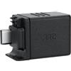 JJC Adattatore audio da 3,5 mm per DJI Osmo Action 4, interfaccia USB-C estesa e spina TRS per microfono audio per ricarica e ingresso microfono da 3,5 mm