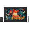 XP-Pen XPPen Artist Ultra 16 OLED 4K Touch Screen Tavoletta Grafica con Schermo 15,6, 2 Penne con 16K livelli di pressione, con mini tastiera