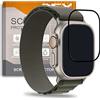 REY Pellicola salvaschermo 3D per APPLE WATCH ULTRA 49mm - ULTRA 2 49mm - ULTRA 3, Nero, Vetro temperato, Copertura Completa, Pellicola Protettiva Protezione Schermo, 3D / 4D / 5D