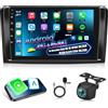 ETLFUCyber [2G+64G] Android Autoradio per Mercedes Benz ML GL W164 ML350 ML500 GL320 X164 ML280 con Senza Fili Carplay e Android Auto, Autoradio Touch Screen HD da 9 pollici con GPS/WiFi/Bluetooth/EQ/FM RDS