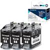 LCL Cartucce d'inchiostro Compatibile LC227 LC227XL LC227XLBK LC225 LC225XL Nero Sostituzione per Brother MFC- J4620DW J4420DW J4625DW DCP-J4120DW (3-Pack)