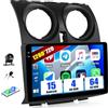 SIXWIN 4+64G Android 15 Autoradio per Qashqai J10 2006-2016 con CarPlay/Android/Mirror Link, 9 HD TouchScreen Schermo Navigatore WiFi Bluetooth RDS FM EQ+Tetrocamera
