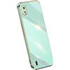 RankOne La Custodia del Telefono è Adatta per Samsung Galaxy A10 (6.2 Inches), Case per Cellulare in Silicone con Telaio Galvanico - Verde
