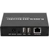 EXVIST Encoder video H.265 4K HDMI, Encoder da HDMI a IP, doppia USB 2.0 per la registrazione, loop HDMI, Compatible with ONV/HK, trasmissione live streaming per YouTube, Facebook, Wowza, Twitch