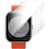 GIOPUEY Pellicola Protettiva per Cmf Watch PRO, [6 Pezzi] Flessibile TPU Schermo Protezione Pellicola [Extra-Sottile] [Anti-graffio] - Trasparente