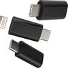 zoyuzan Adattatore tipo C a Lightning Femmina (3 Pack)USB C Jack Maschio Accessori Caricatore Cavo Convertitore Type-C Adapter Per iPad Air Mini6 Per Apple iPhone15 Pro Max Plus Compatibile con Samsung