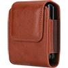 MOTALER Custodia in Pelle Portafoglio Flip Cover Uomo Compatibile con Samsung Galaxy Z Flip 5/4/3 5G Fondina Cintura, Sacchetto da Clip Pochette per Huawei P50 Pocket/Pocket S//Motorola Razr 5G/Razr 40 Ultra