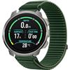GIOPUEY Cinturini Compatibile con SUUNTO Ocean, Nylon Traspirante Sport Loop Cinturino in Morbido Nylon Intrecciato Strap Band - Darkgreen