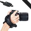 JJC - Cinghia da polso per fotocamera DSLR con targhetta Arca Swiss per Can. Nik. (nero)