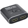 Hsupez Splitter HDMI 8K@60Hz 4K@120Hz, H-DMI-2.1 Switch, H-DMI Switcher 2 in 1 Out o 1 in 2 Out, 2 monitor non possono visualizzare immagini contemporaneamente, per più host o dispositivi di visualizzazione
