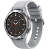 Samsung Galaxy Watch4 Classic BT 46mm SmartWatch Acciaio Inox, Ghiera Rotante, Monitoraggio Benessere, Fitness Tracker, Colore Argento