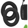 Geekria Cuscinetti auricolari di ricambio in tessuto a rete per cuffie Corsair HS70/HS60/HS50 PRO, parti di riparazione (nero)
