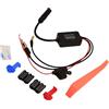 Fllyvly Splitter Amplificatore Antenna DAB per Autoradio, Compatibile da SMB a DIN per Sony, Pioneer, JVC, Kenwood, Blaupunkt, Alpine - Adattatore Antenna Radio Digitale DAB+ Plus per Auto