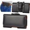 Niaoszhex Universale borsa per telefono,custodia in pelle con clip da cintura,borsa da cintura orizzontale per:iPhone 13/14/15/16/Plus/Pro/Max,Samsung S23/S24/S25/Lite/Plus/Ultra/A53/A54 (6,9 Nero 9218)