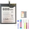 Aousavo BAT21ZN1336000 S98 - Batteria di ricambio compatibile con Doogee S98 BAT21ZN1336000 con kit di strumenti gratuiti