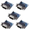 PENGLIN 5 pezzi MAX3232 3,3 V a 5 V DB9 maschio RS232 seriale da Prot a TTL convertitore radice connettore per Arduino Raspberry Pi e microcontrollore