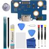 iParto Kit di sostituzione della porta di ricarica per Samsung Galaxy Tab A8 10.5 (2021) SM-X200 SM-X205 USB Flex Dock Connector Ricarica Flex Sostituzione con strumenti