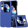 GIOPUEY Cover Compatibile con Nubia Flip 2, Materiale PC Rigido Custodia, Comodo e Liscio al Tatto Case，Antiurto, Anti-Impronta - Dark Blue