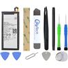 OnlyTech - Kit di riparazione Batteria per Samsung Galaxy A5 2017 SM-A520F - 3000mAh - con 10 Strumenti e Adesivi