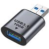 NFHK USB 3.0/3.1 Tipo A Femmina a USB 3.0/3.1 A Maschio Dati Adattatore 10Gbps Estensione per Laptop Desktop