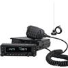 Retevis MA1 Radio Amatoriale con Antenna, Pannello di Controllo Rimovibile, Ripetitore Cross Band, Lungo Raggio, 2m/70cm/FM/AM, VFO, Radioamatori per Risposta alle Emergenze, Base di Casa (1 Pz)