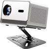 jinminamz Supporto Per Proiettore Desktop,Supporto Multifunzionale Per Proiettore, Per Proiettore a Parete e a Soffitto, Multiangolo Universale Con Interfaccia a Vite Da 1/4 Di Pollice, Supporto Per Proiettore