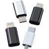 HOYULLI Adattatore USB C Femmina a Lightning Maschio Caricabatterie (3 pezzi) per iPhone 14 13 Pro Max MFI Certificato per Apple iPad Tipo C Cavo Dati Jack Lightning Ricarica Convertitore Accessori