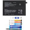 Vvuilsty Batteria di ricambio BLP855 per Oppo Reno 6 Pro 5G, ricaricabile 0 Cycle, compatibile con Oppo Reno 6 Pro 5G PEPM00 CPH2249 con kit di riparazione